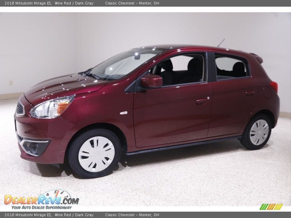 Wine Red 2018 Mitsubishi Mirage ES Photo #3