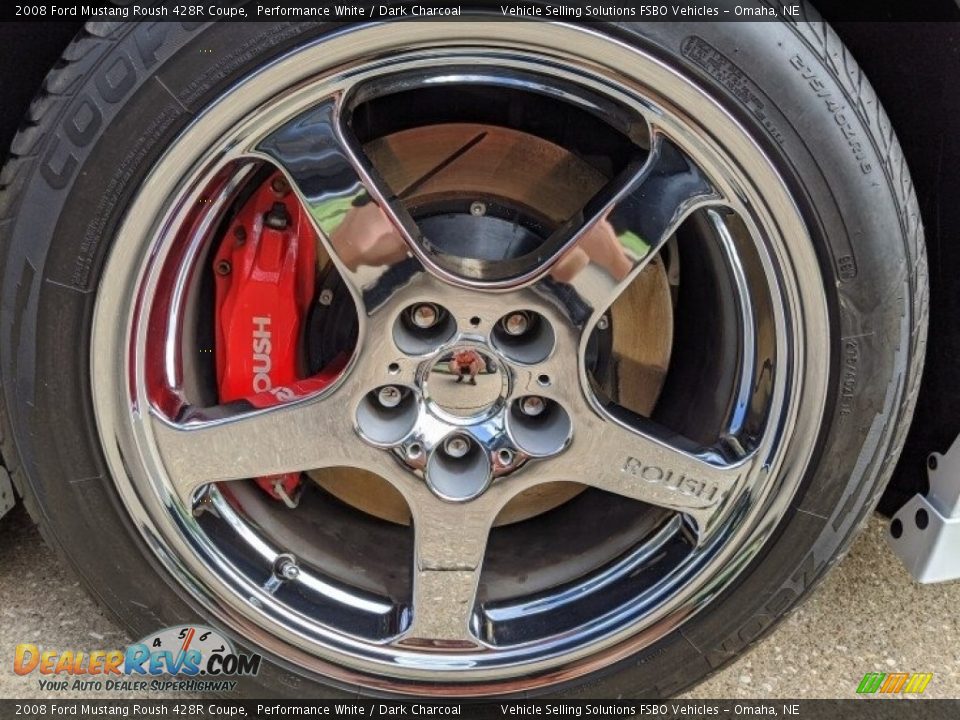 2008 Ford Mustang Roush 428R Coupe Performance White / Dark Charcoal Photo #14