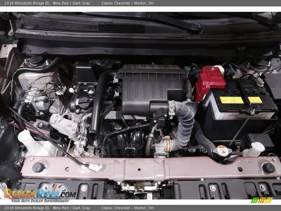 2018 Mitsubishi Mirage ES 1.2 Liter DOHC 12-Valve MIVEC 3 Cylinder Engine Photo #18