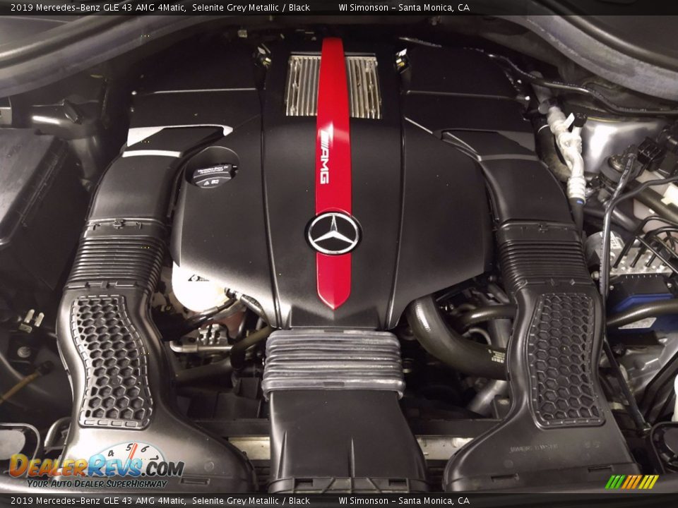 2019 Mercedes-Benz GLE 43 AMG 4Matic Selenite Grey Metallic / Black Photo #32