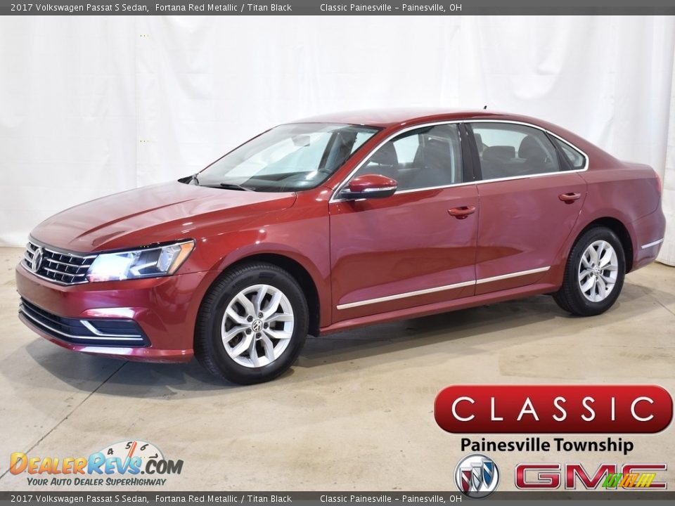 2017 Volkswagen Passat S Sedan Fortana Red Metallic / Titan Black Photo #1