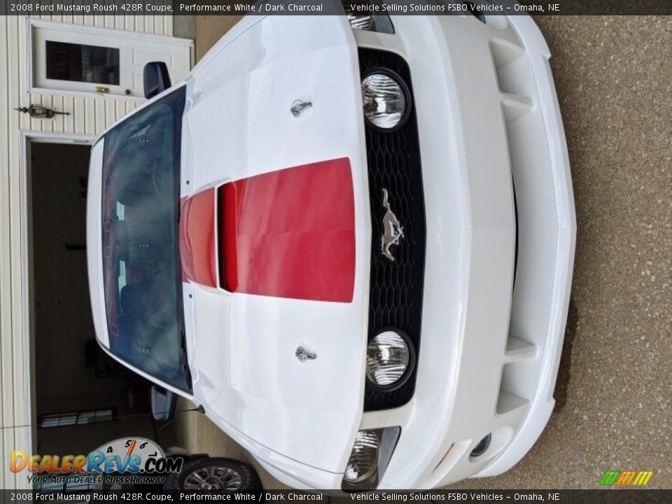 2008 Ford Mustang Roush 428R Coupe Performance White / Dark Charcoal Photo #17