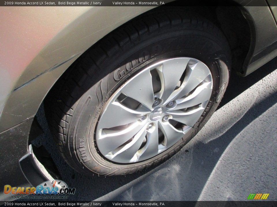 2009 Honda Accord LX Sedan Bold Beige Metallic / Ivory Photo #5