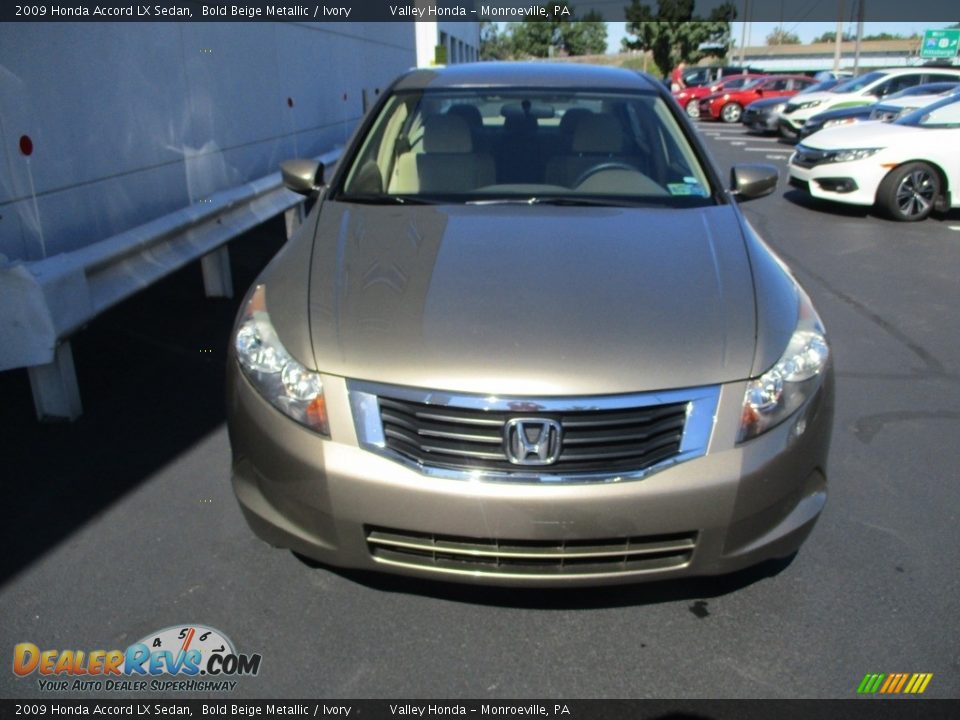 2009 Honda Accord LX Sedan Bold Beige Metallic / Ivory Photo #7