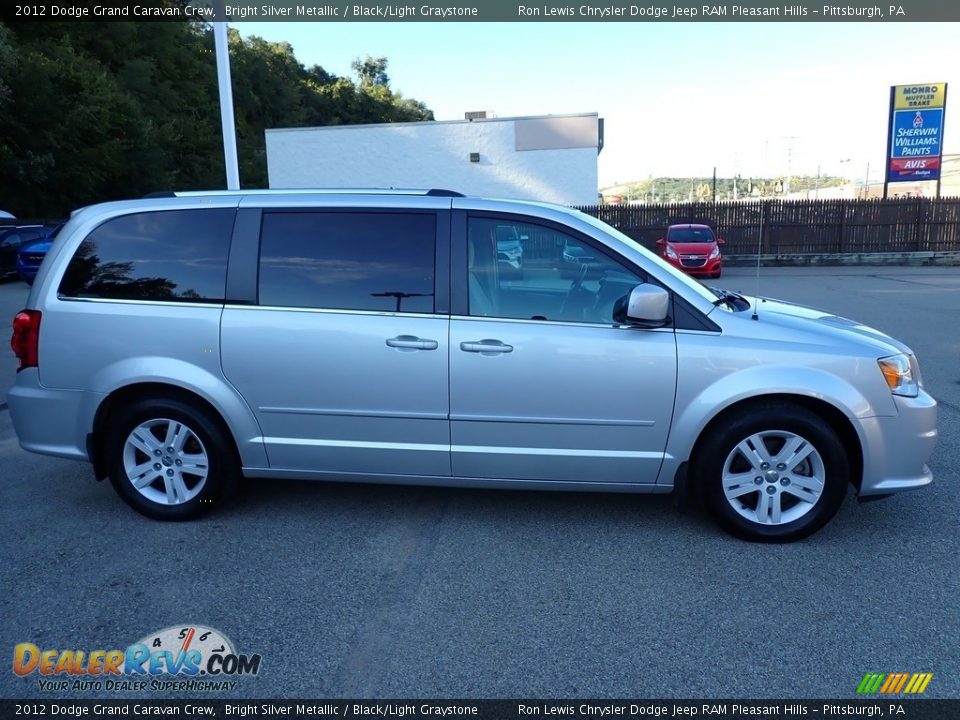 2012 Dodge Grand Caravan Crew Bright Silver Metallic / Black/Light Graystone Photo #7