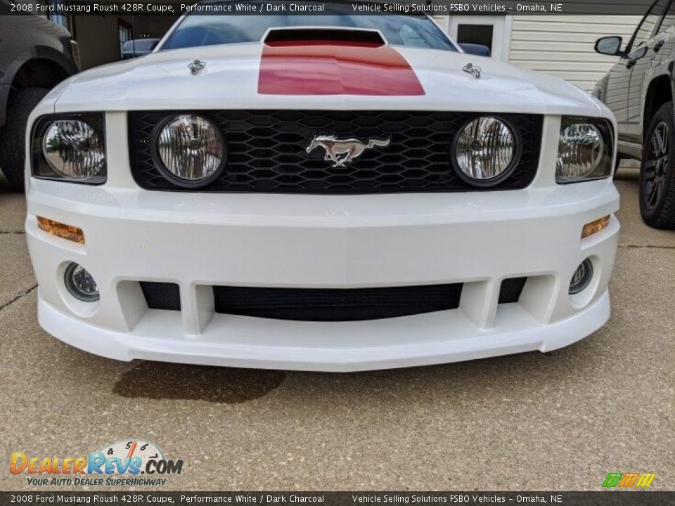 2008 Ford Mustang Roush 428R Coupe Performance White / Dark Charcoal Photo #20