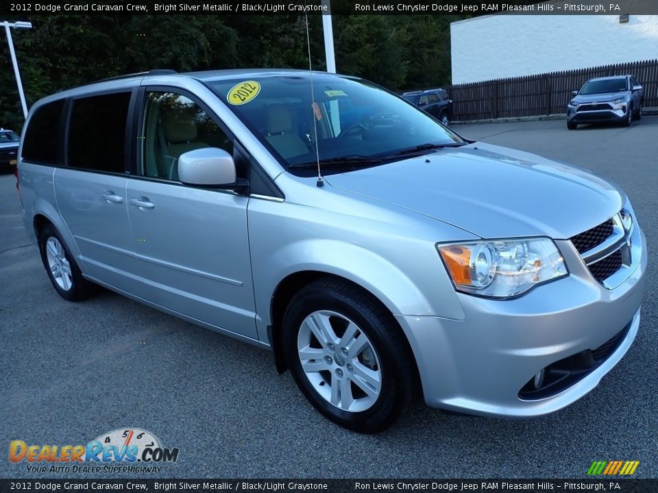 2012 Dodge Grand Caravan Crew Bright Silver Metallic / Black/Light Graystone Photo #8