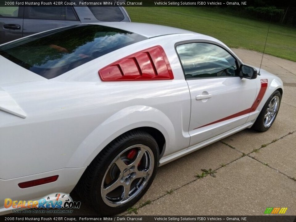 2008 Ford Mustang Roush 428R Coupe Performance White / Dark Charcoal Photo #23