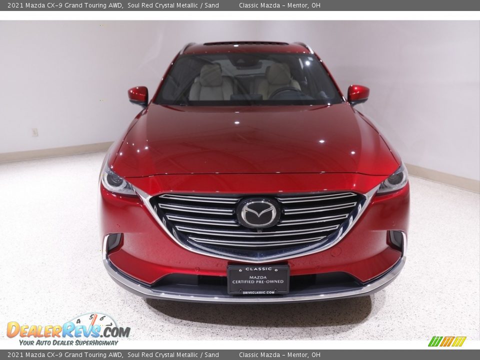 2021 Mazda CX-9 Grand Touring AWD Soul Red Crystal Metallic / Sand Photo #2