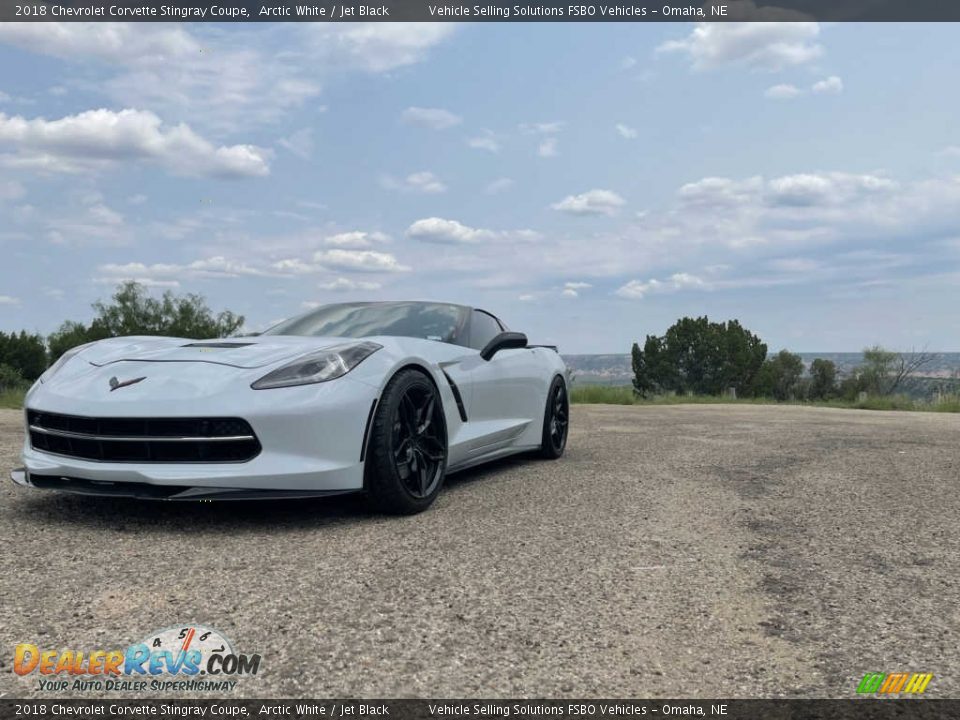 2018 Chevrolet Corvette Stingray Coupe Arctic White / Jet Black Photo #1