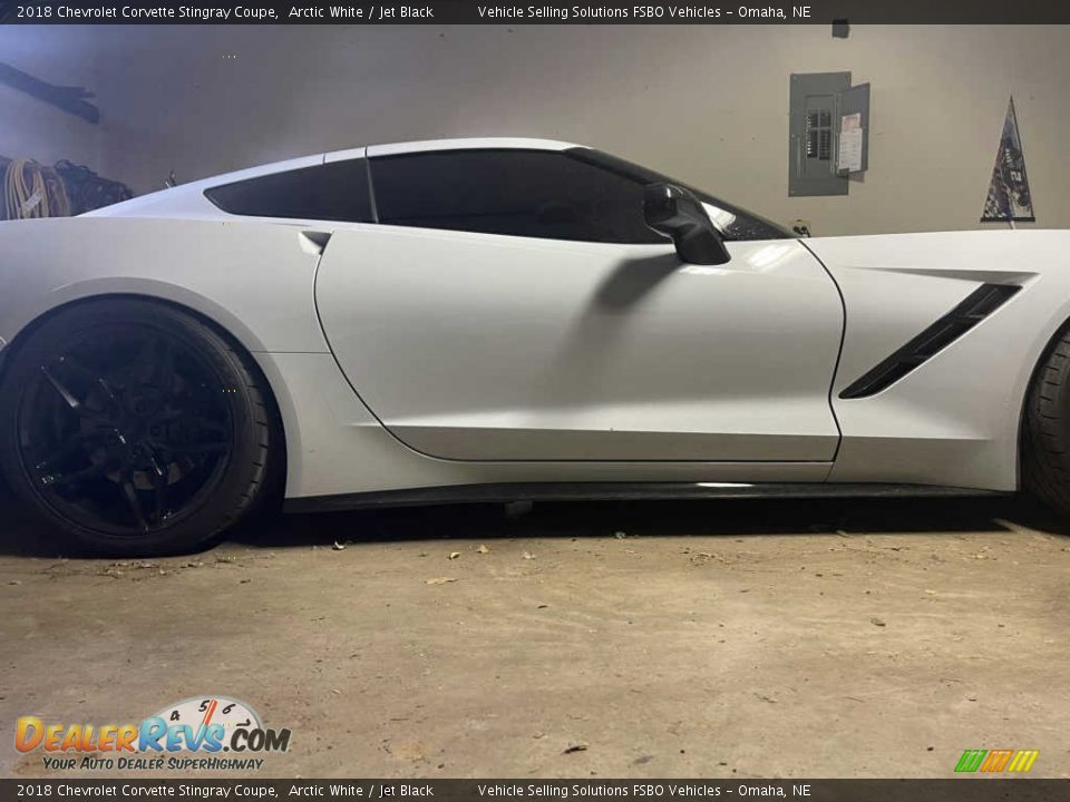 2018 Chevrolet Corvette Stingray Coupe Arctic White / Jet Black Photo #2