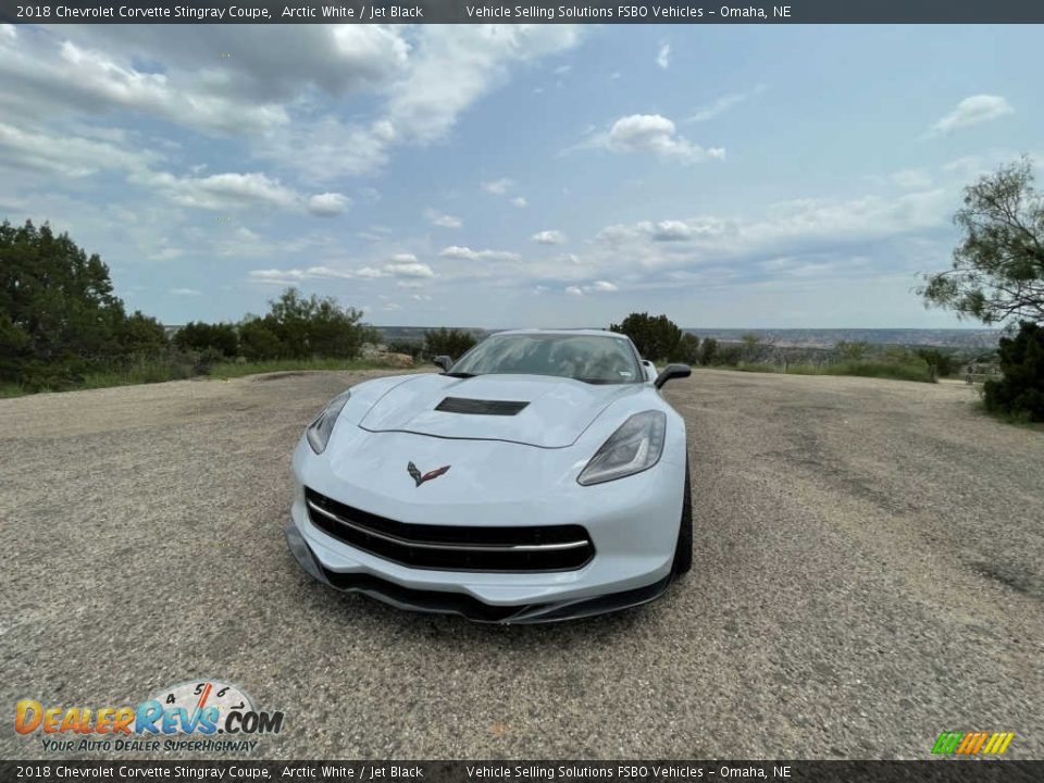 2018 Chevrolet Corvette Stingray Coupe Arctic White / Jet Black Photo #3