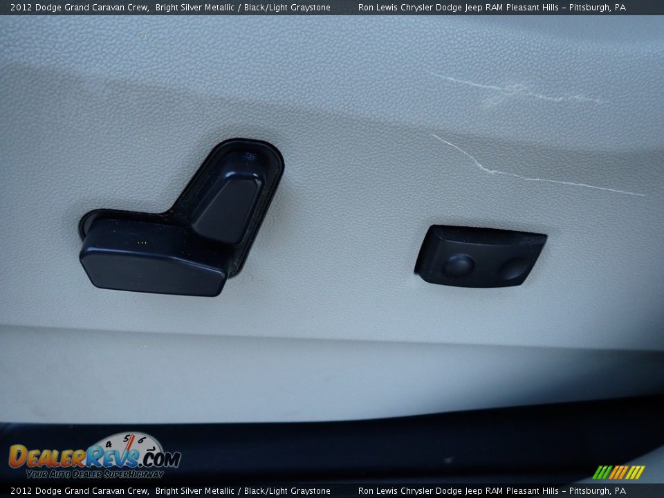 2012 Dodge Grand Caravan Crew Bright Silver Metallic / Black/Light Graystone Photo #17