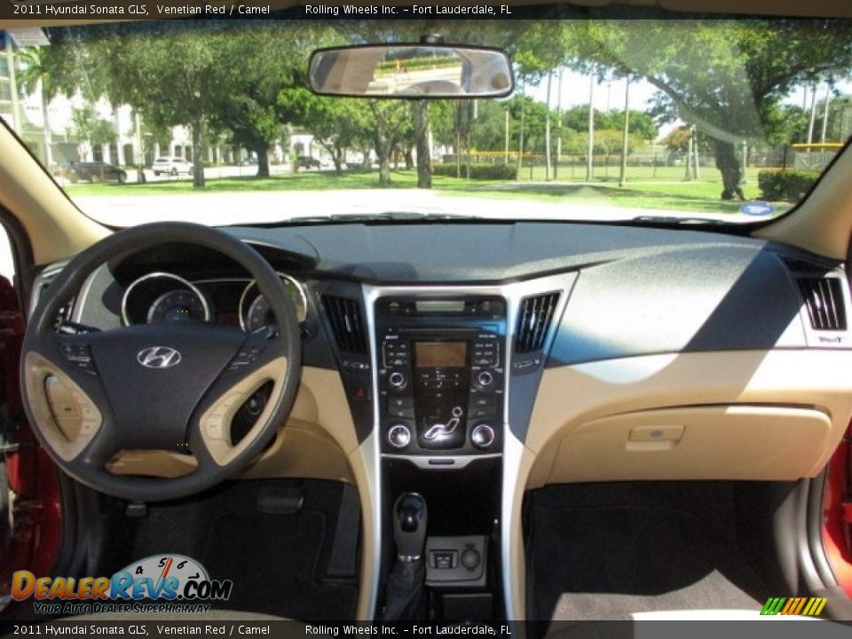2011 Hyundai Sonata GLS Venetian Red / Camel Photo #2