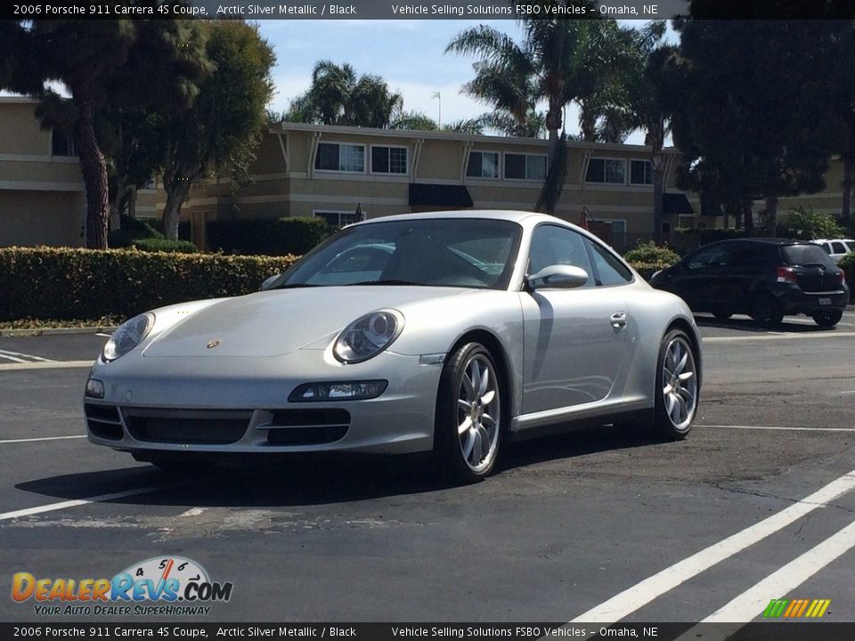 2006 Porsche 911 Carrera 4S Coupe Arctic Silver Metallic / Black Photo #1