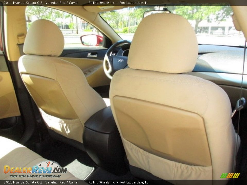 2011 Hyundai Sonata GLS Venetian Red / Camel Photo #8