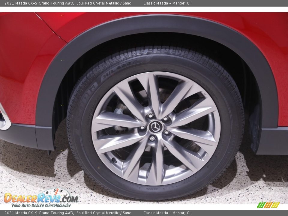 2021 Mazda CX-9 Grand Touring AWD Soul Red Crystal Metallic / Sand Photo #21