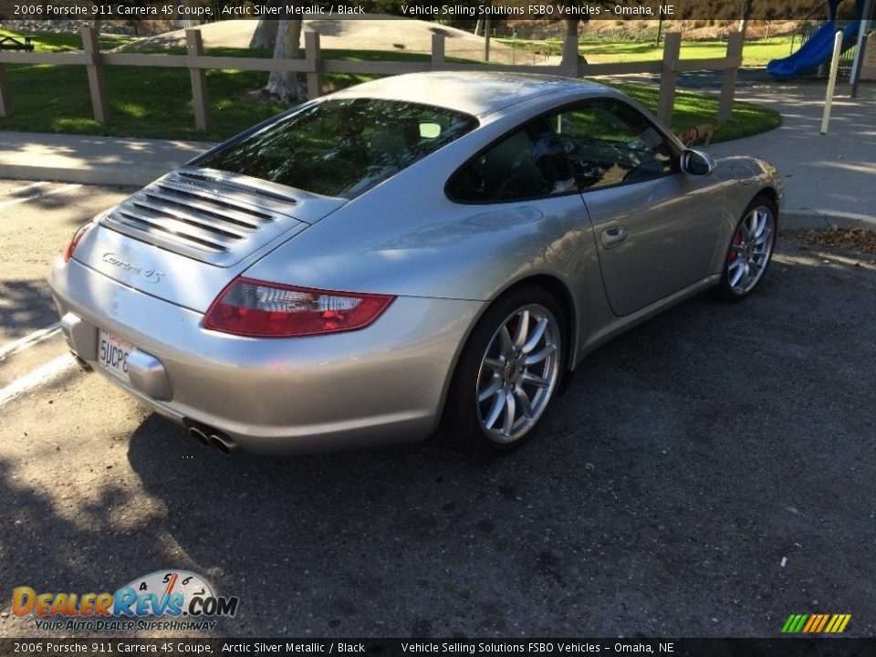 2006 Porsche 911 Carrera 4S Coupe Arctic Silver Metallic / Black Photo #11