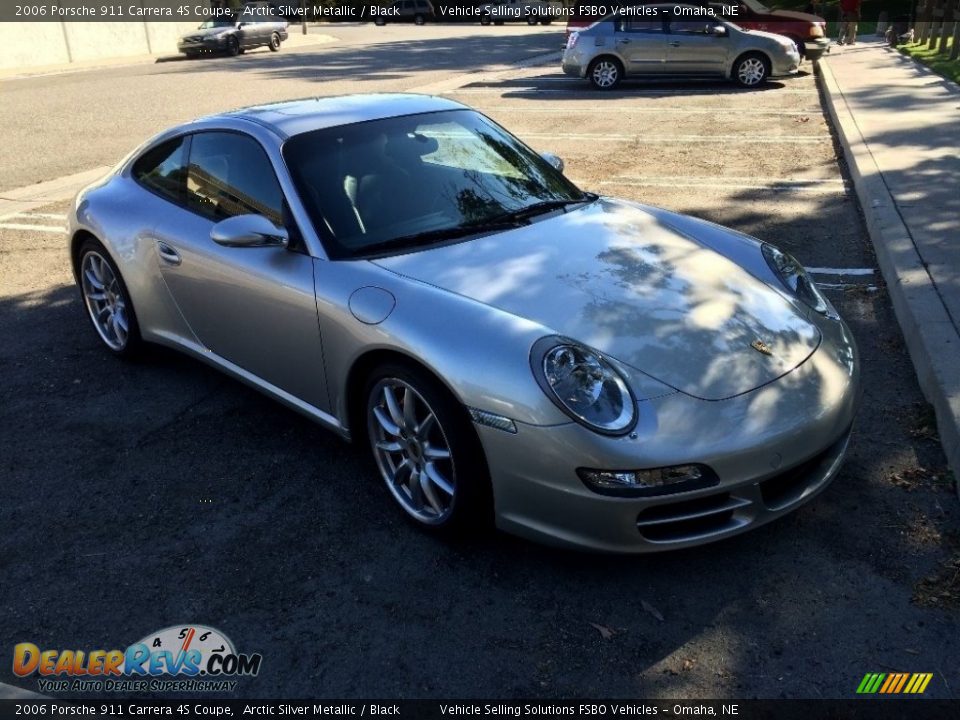 2006 Porsche 911 Carrera 4S Coupe Arctic Silver Metallic / Black Photo #12