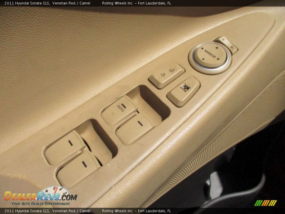 2011 Hyundai Sonata GLS Venetian Red / Camel Photo #16