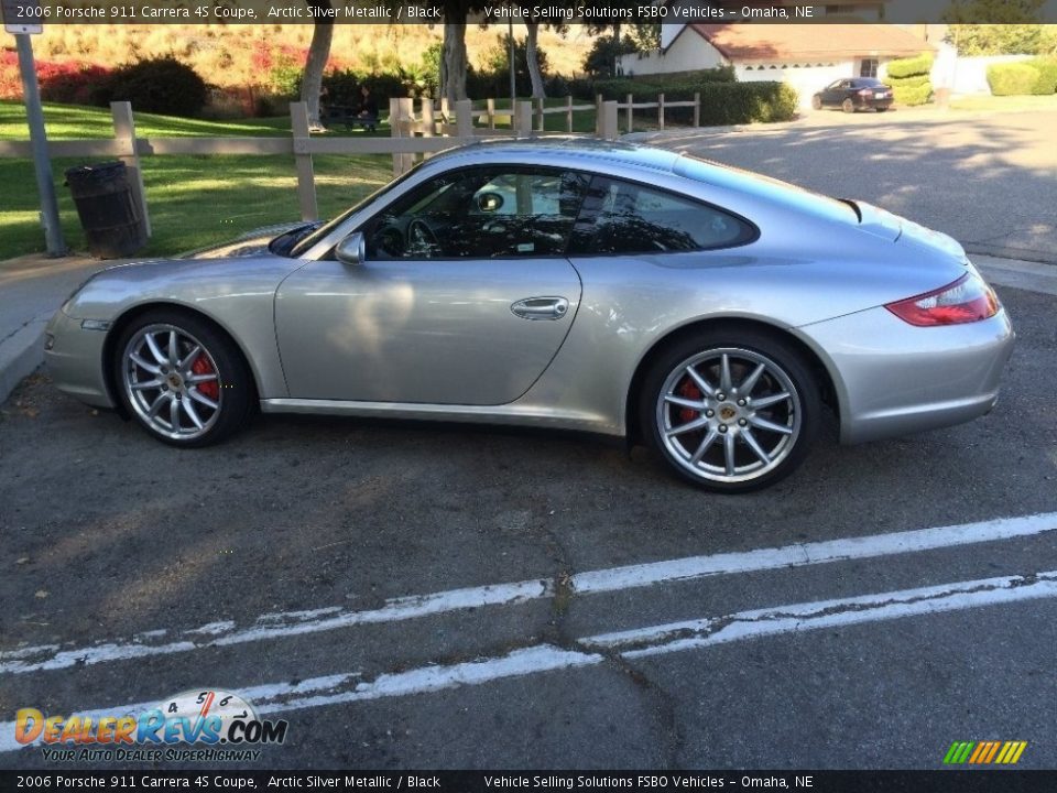 2006 Porsche 911 Carrera 4S Coupe Arctic Silver Metallic / Black Photo #14