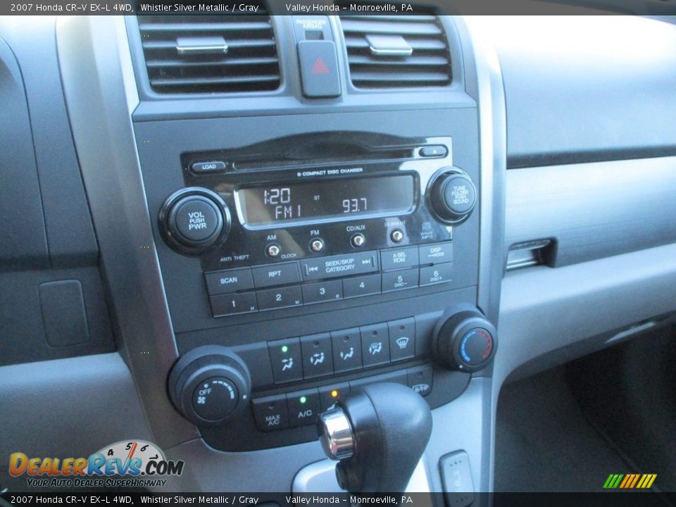 2007 Honda CR-V EX-L 4WD Whistler Silver Metallic / Gray Photo #16