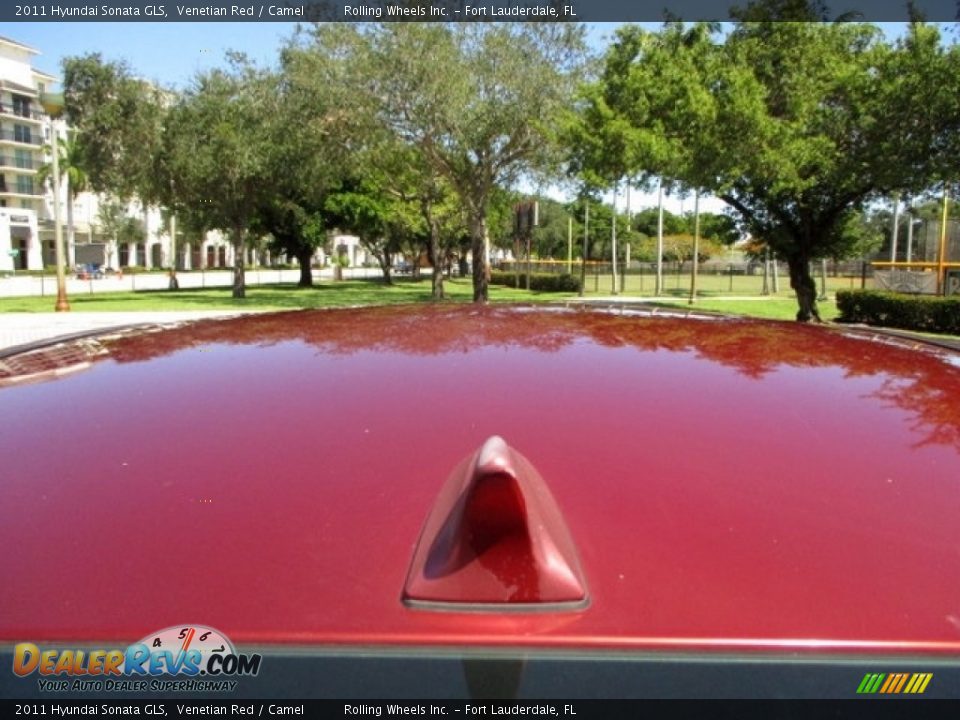 2011 Hyundai Sonata GLS Venetian Red / Camel Photo #19