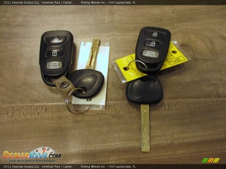 2011 Hyundai Sonata GLS Venetian Red / Camel Photo #20