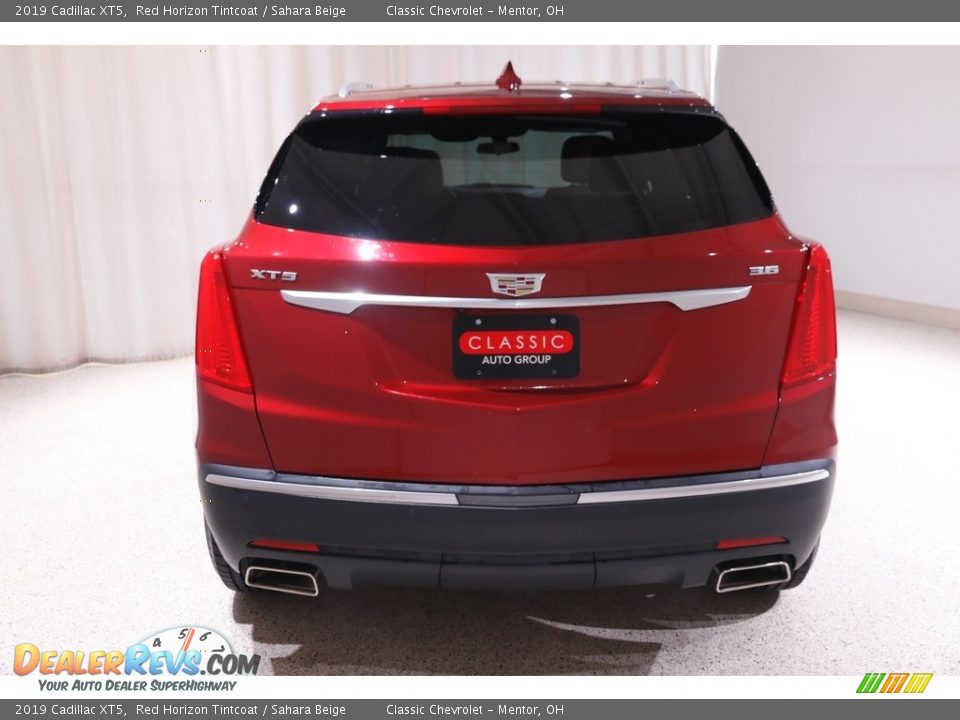 2019 Cadillac XT5 Red Horizon Tintcoat / Sahara Beige Photo #19