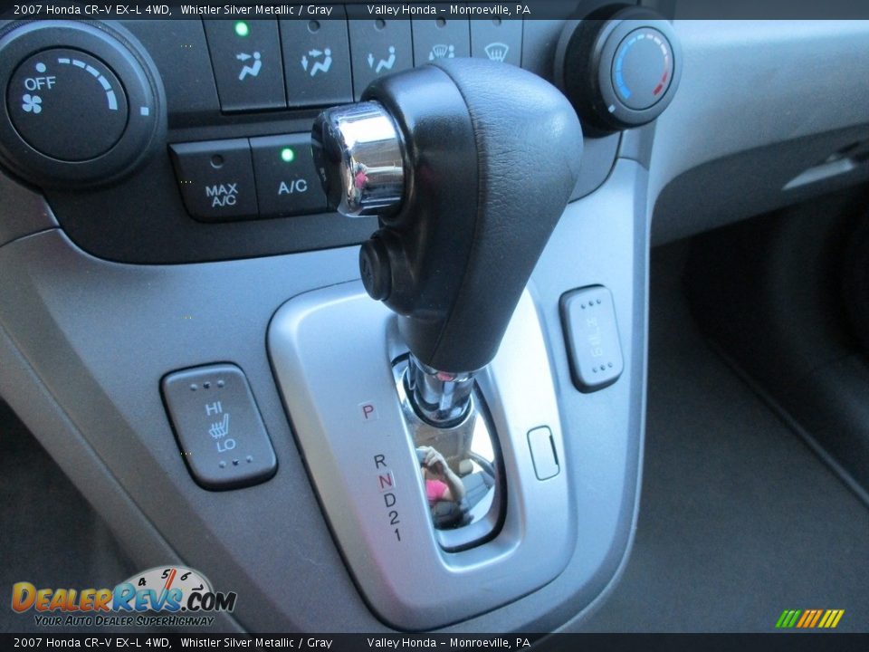 2007 Honda CR-V EX-L 4WD Whistler Silver Metallic / Gray Photo #17