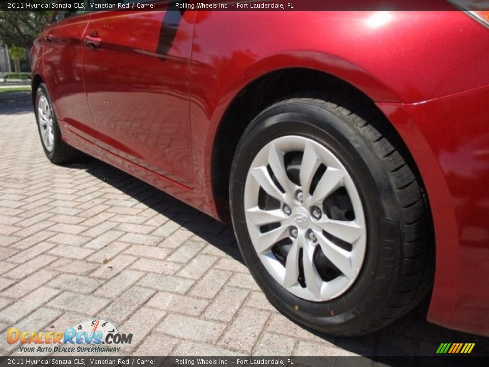 2011 Hyundai Sonata GLS Venetian Red / Camel Photo #29