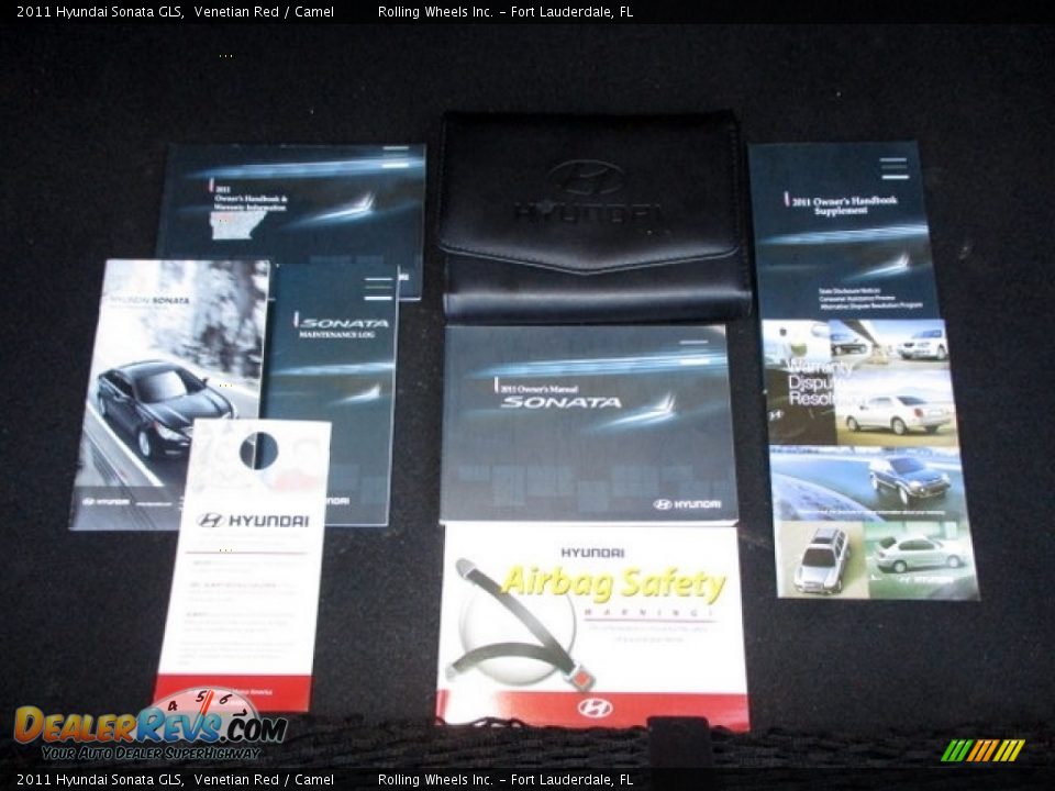2011 Hyundai Sonata GLS Venetian Red / Camel Photo #30