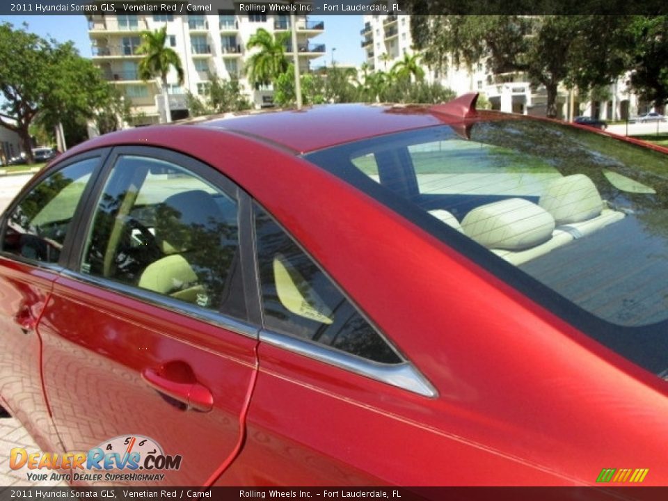 2011 Hyundai Sonata GLS Venetian Red / Camel Photo #33