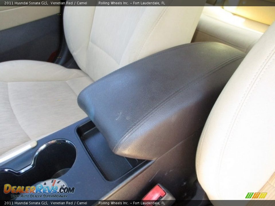 2011 Hyundai Sonata GLS Venetian Red / Camel Photo #34