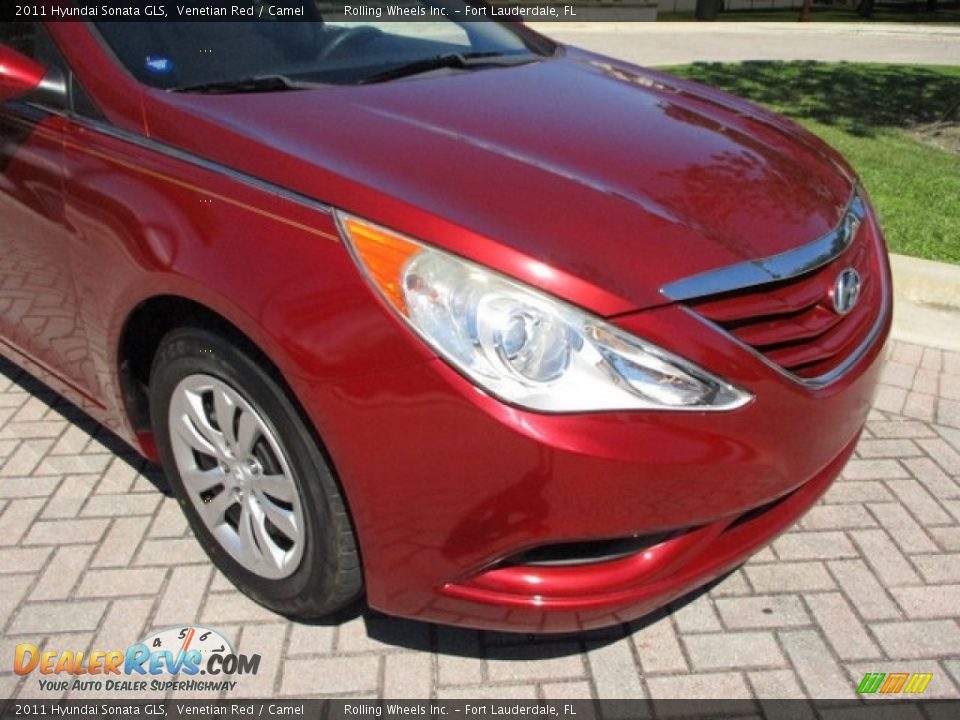 2011 Hyundai Sonata GLS Venetian Red / Camel Photo #35