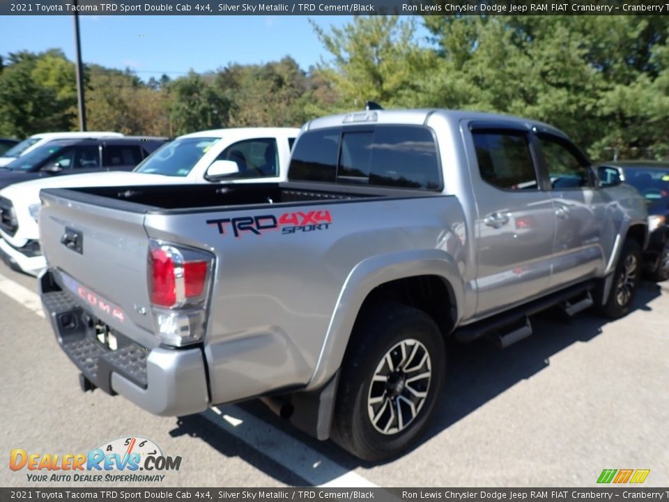 Silver Sky Metallic 2021 Toyota Tacoma TRD Sport Double Cab 4x4 Photo #3