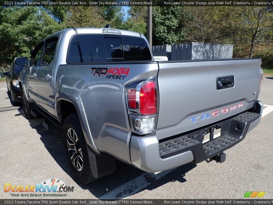 2021 Toyota Tacoma TRD Sport Double Cab 4x4 Silver Sky Metallic / TRD Cement/Black Photo #4