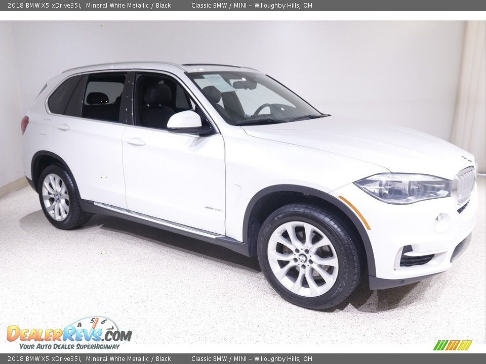 2018 BMW X5 xDrive35i Mineral White Metallic / Black Photo #1