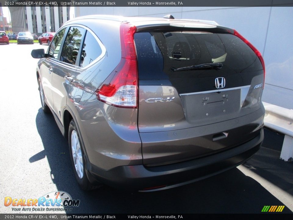 2012 Honda CR-V EX-L 4WD Urban Titanium Metallic / Black Photo #3