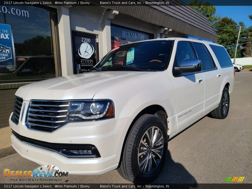 2017 Lincoln Navigator L Select White Platinum / Ebony Photo #2