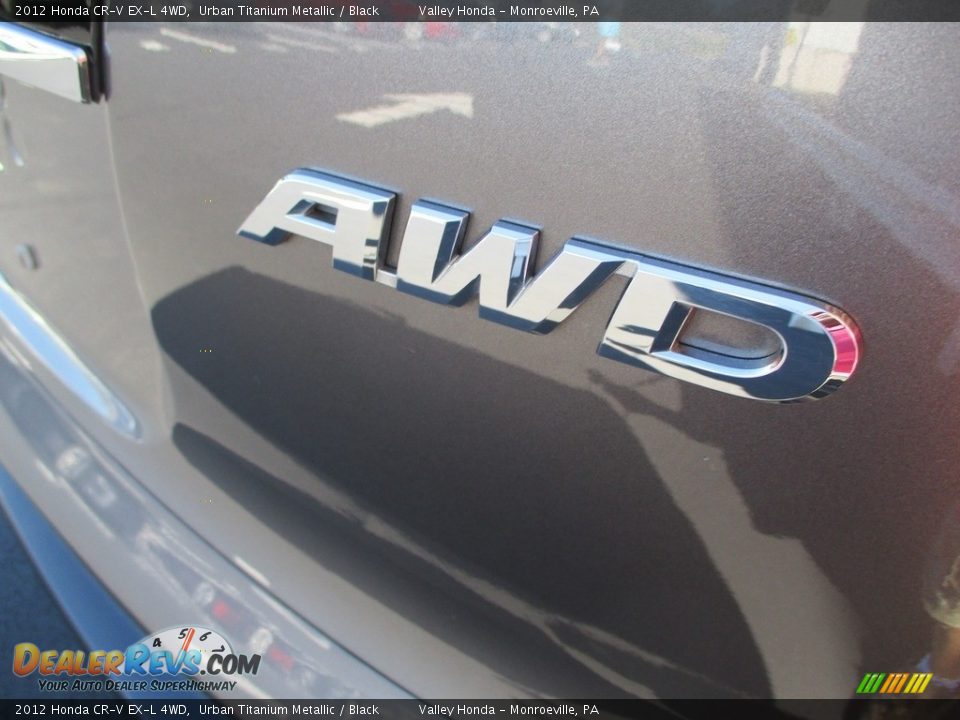 2012 Honda CR-V EX-L 4WD Urban Titanium Metallic / Black Photo #6