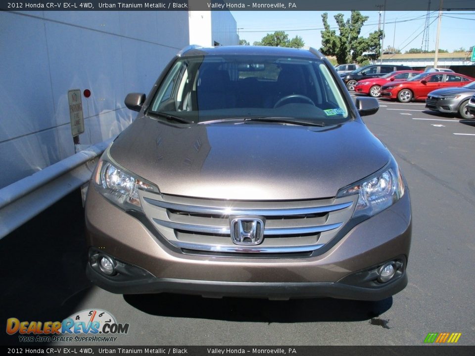 2012 Honda CR-V EX-L 4WD Urban Titanium Metallic / Black Photo #9