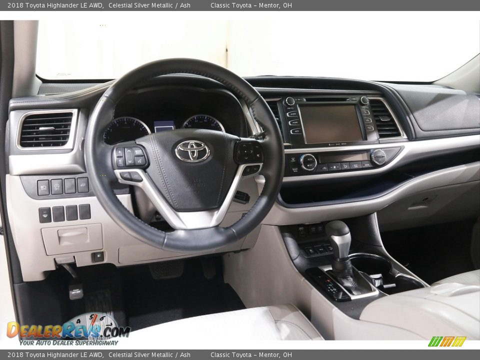 2018 Toyota Highlander LE AWD Celestial Silver Metallic / Ash Photo #6