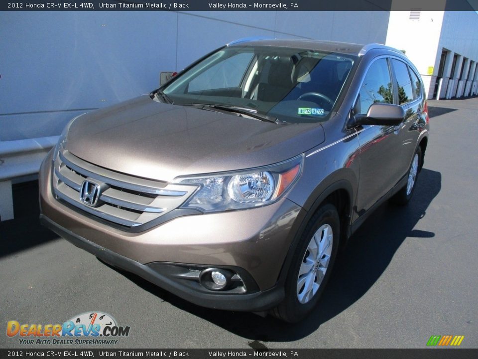 2012 Honda CR-V EX-L 4WD Urban Titanium Metallic / Black Photo #10