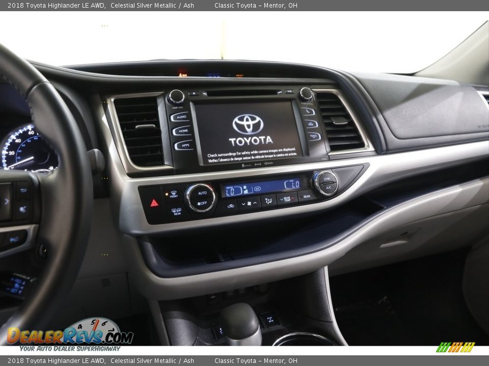 2018 Toyota Highlander LE AWD Celestial Silver Metallic / Ash Photo #9