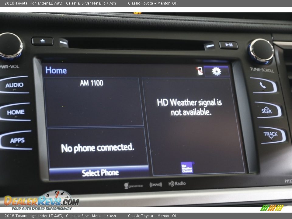 2018 Toyota Highlander LE AWD Celestial Silver Metallic / Ash Photo #10