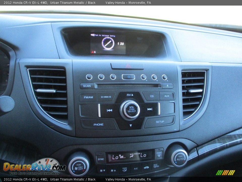2012 Honda CR-V EX-L 4WD Urban Titanium Metallic / Black Photo #15