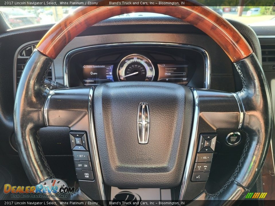 2017 Lincoln Navigator L Select White Platinum / Ebony Photo #13