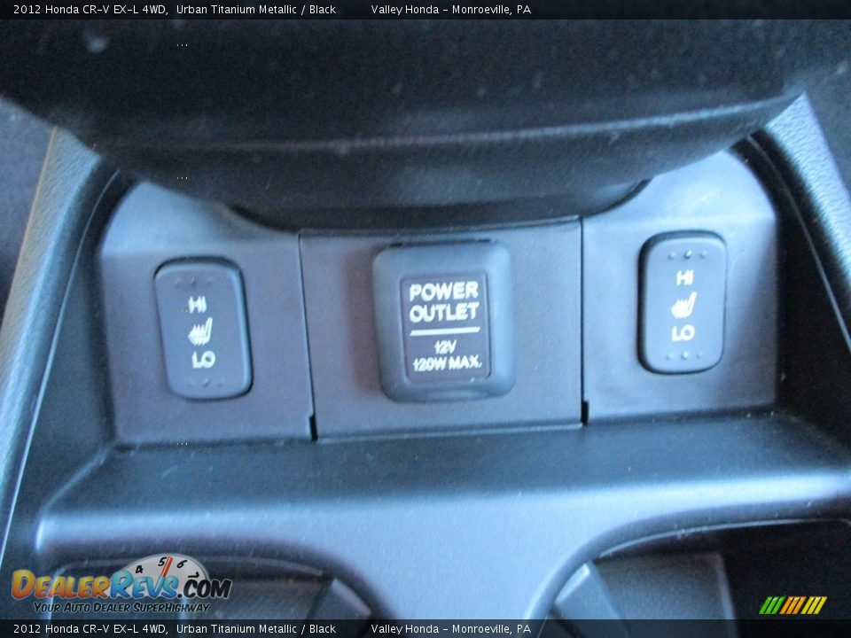 2012 Honda CR-V EX-L 4WD Urban Titanium Metallic / Black Photo #18
