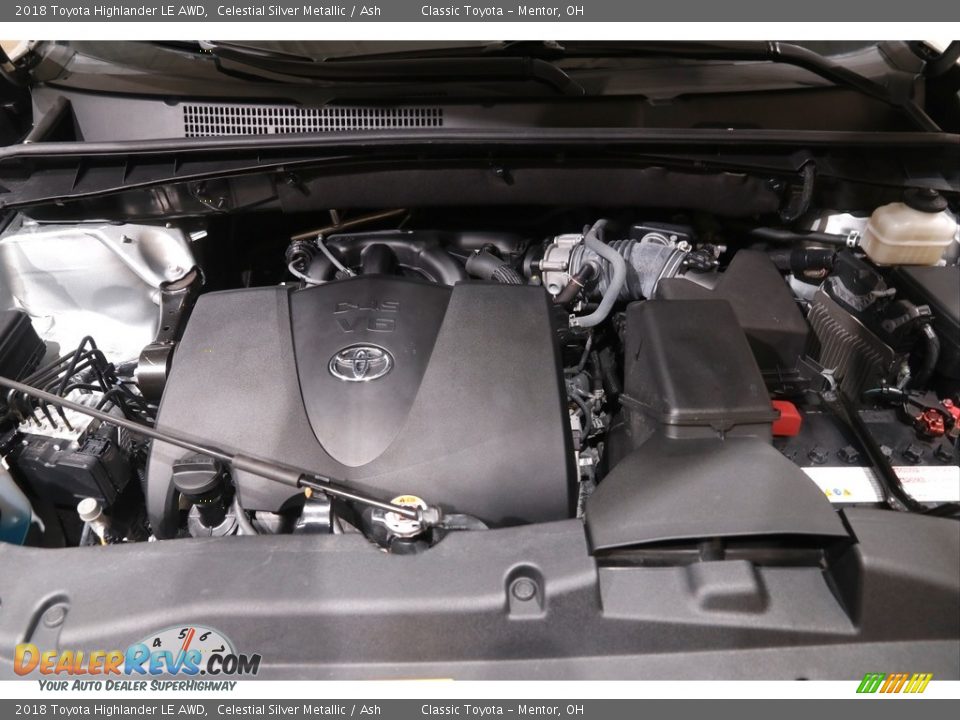2018 Toyota Highlander LE AWD Celestial Silver Metallic / Ash Photo #19